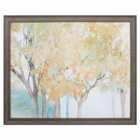 33" X 27" Distressed Wood Toned Frame Yearning For One (Pack of 1)