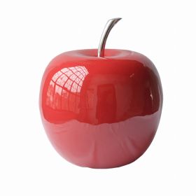 Buffed Red Extra Large Apple Sculpture (Pack of 1)