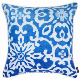 18"x 18" Blue Sky Tile decorative Throw Pillow Cover Printed (Pack of 1)