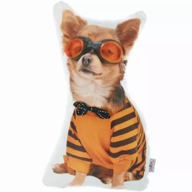 Costume Dog Printed decorative Throw Pillow (Pack of 1)