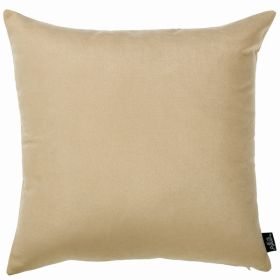 Set of 2 Light Beige Brushed Twill decorative Throw Pillow Covers