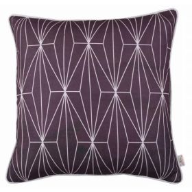 18"x 18" Flower Square Shadows decorative Throw Pillow Cover (Pack of 1)