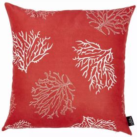 Square Redecoral Reef decorative Throw Pillow Cover (Pack of 1)