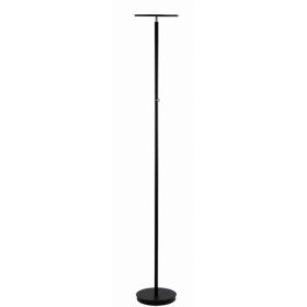 Black Metal LED Touch Floor Lamp (Pack of 1)