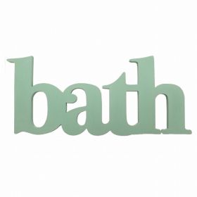 Seafoam Green Bath Word Wall decor (Pack of 1)