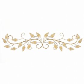 Brushed Gold Over The Door Metal Wall decor (Pack of 1)