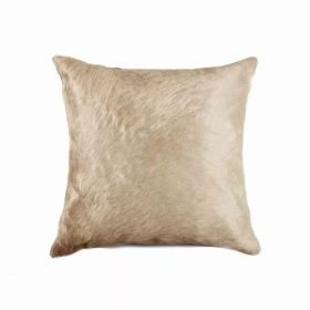 18" x 18" x 5" Natural, Torino Cowhide - Pillow (Pack of 1)