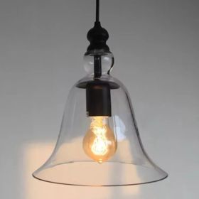 Liana 1-light Adjustable Cord 8-inch Clear Glass Edison Pendant with Bulb (Pack of 1)