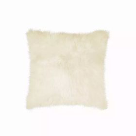 18" x 18" Natural Sheepskin Pillow (Pack of 1)
