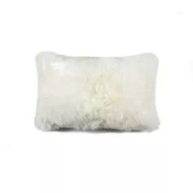 12" x 20" x 5" Natural Sheepskin - Pillow (Pack of 1)