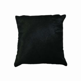 18" x 18" x 5" Black Cowhide - Pillow (Pack of 1)