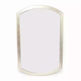 Contemporary Gold Leaf Finish Wall Mirror (Pack of 1)