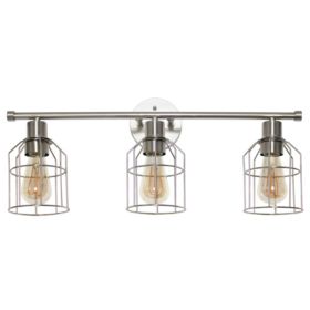 Lalia Home 3 Light Industrial Wired Vanity Light (Pack of 1)