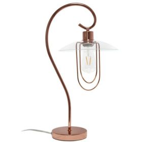 Lalia Home Modern Metal Scroll Table Lamp (Pack of 1)