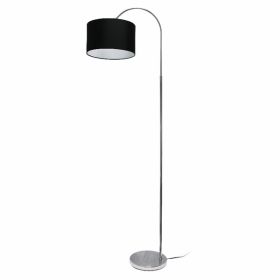 Simple Designs Arched Brushed Nickel Floor Lamp Shade (Pack of 1)