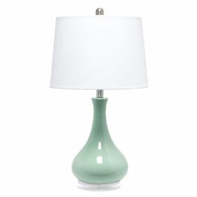Lalia Home Droplet Table Lamp with Fabric Shade (Pack of 1)