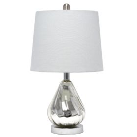 Lalia Home Kissy Pear Table Lamp with Fabric Shade (Pack of 1)