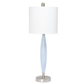 Lalia Home Stylus Table Lamp with White Fabric Shade (Pack of 1)
