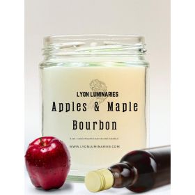Apples & Maple Bourbon Soy Blend Candle (Pack of 1)
