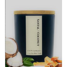 Santal + Coconut Luxury Soy Blend Candle (Pack of 1)