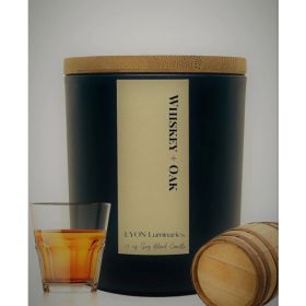 Whiskey + Oak Luxury Soy Blend Candle (Pack of 1)