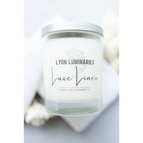 Luxe Linen Soy Blend Tumbler Candle (Pack of 1)