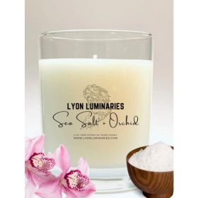 Sea Salt + Orchid Soy Blend Tumbler Candle (Pack of 1)