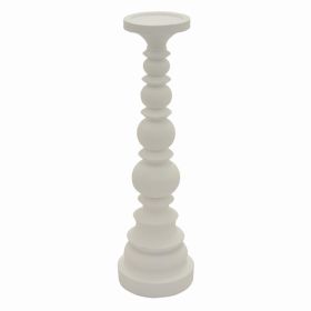 Plutus Brands Tabletop Decoration in White Resin (Pack of 1)