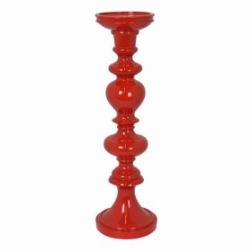 Plutus Brands Tabletop Decoration in Red Resin (Pack of 1)