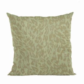 Plutus Cheetah Embroydery Luxury Throw Pillow (Pack of 1)