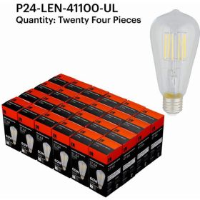 Lenawee LEN-41100-UL 6W ST-64 E26 2700K Light Bulb (Pack of 1 Pack of 24)