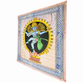 Dancing Shiva Pose Natarajasana Full Size Tapestry Wall Hanging Decoration (Pack of 1)
