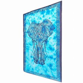 Indian Bohemian Elephant Tapestry Psychedelic Wall Hanging Decoration (Pack of 1)