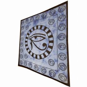 Left Eye of Horus Symbol Cotton Tapestry Wall Hanging (Pack of 1)