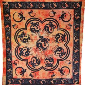 Saffron Salamander & Yin Yang Tapestry (Pack of 1)