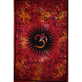 Red Om Echoes Tapestry (Pack of 1)