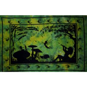 Green & Yellow Calling All Fairies Tapestry (Pack of 1)