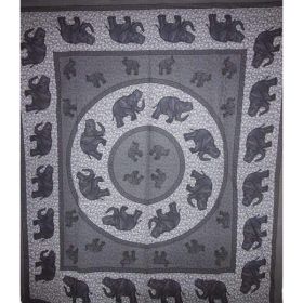 Elephant Herd Mandala Tapestry (Pack of 1)