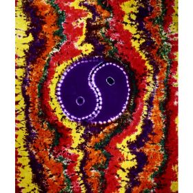 Yin Yang Tie Dye Tapestry (Pack of 1)