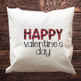 Happy Valentine's Day Pillow Cover (Pack of 1)