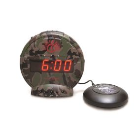Sonic Bomb SA-SBC575SS Bunker Bomb Alarm Clock