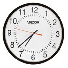 VALCOM VC-V-A11012B 12" Round Clock
